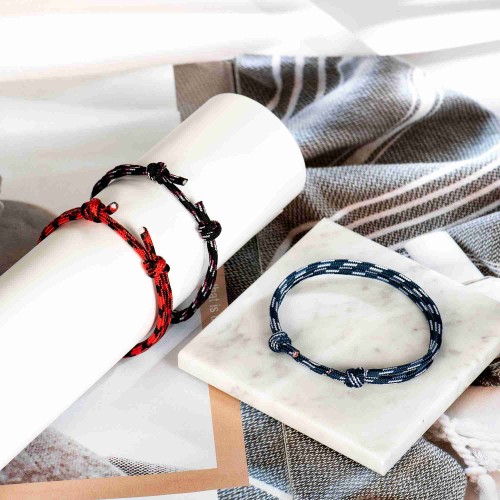 Jeka 6 Pcs Nautical Braided Handmade Rope String Adjustable Bracelets